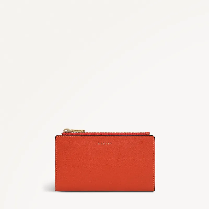 Coin Street Leather Medium Ziptop Wallet in Flame - 112090 sold by Radley