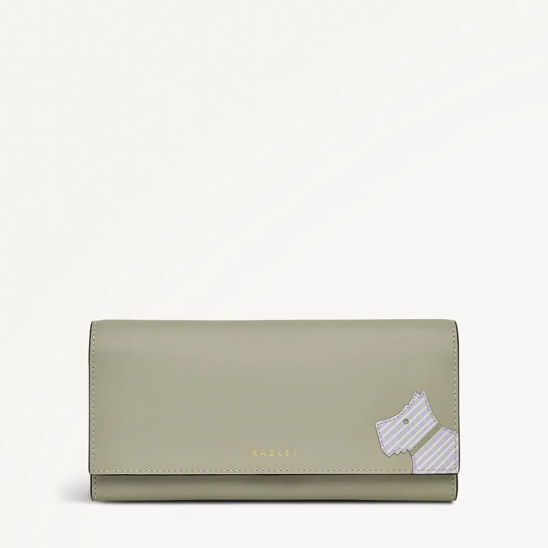 Face To Face Leather Large Flapover Wallet in Drizzle - 111809 sold by Radley