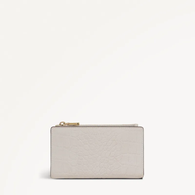 Coin Street Leather Medium Ziptop Wallet in Snow - 112091 sold by Radley