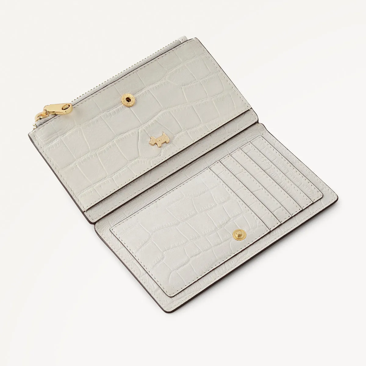 Coin Street Leather Medium Ziptop Wallet in Snow - 112091 sold by Radley product image thumbnail 3