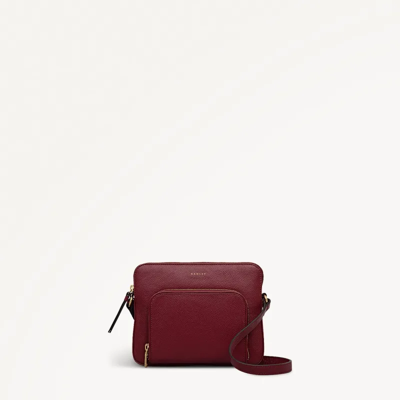 Redford Close Leather Small Ziptop Cross Body Bag in Merlot - 111899 sold by Radley
