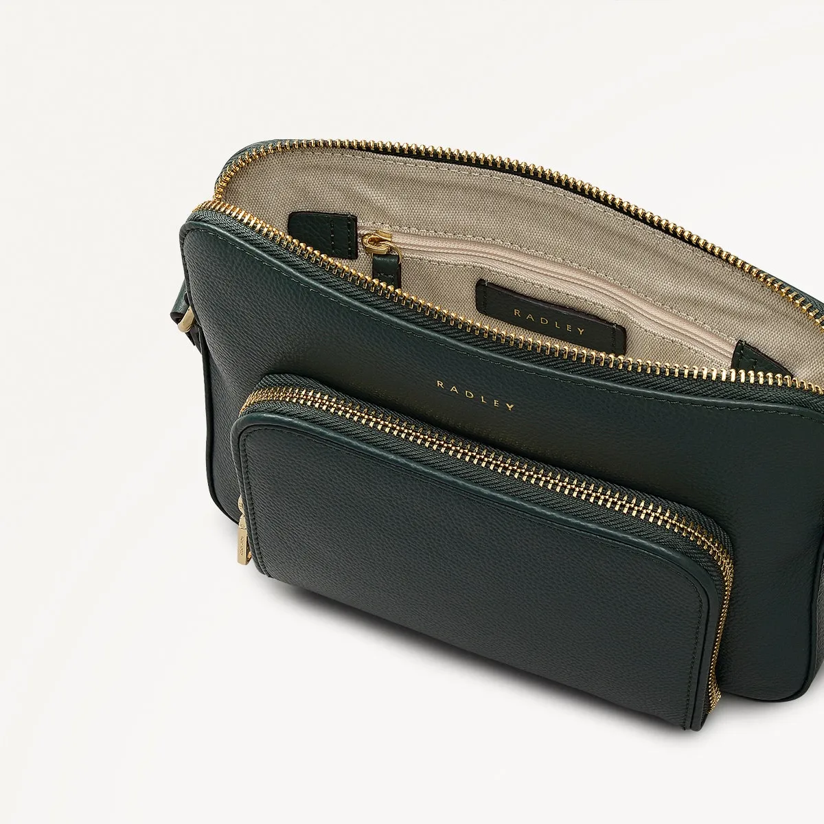 Redford Close Leather Small Ziptop Cross Body Bag in Cedar - 111898 sold by Radley product image thumbnail 4