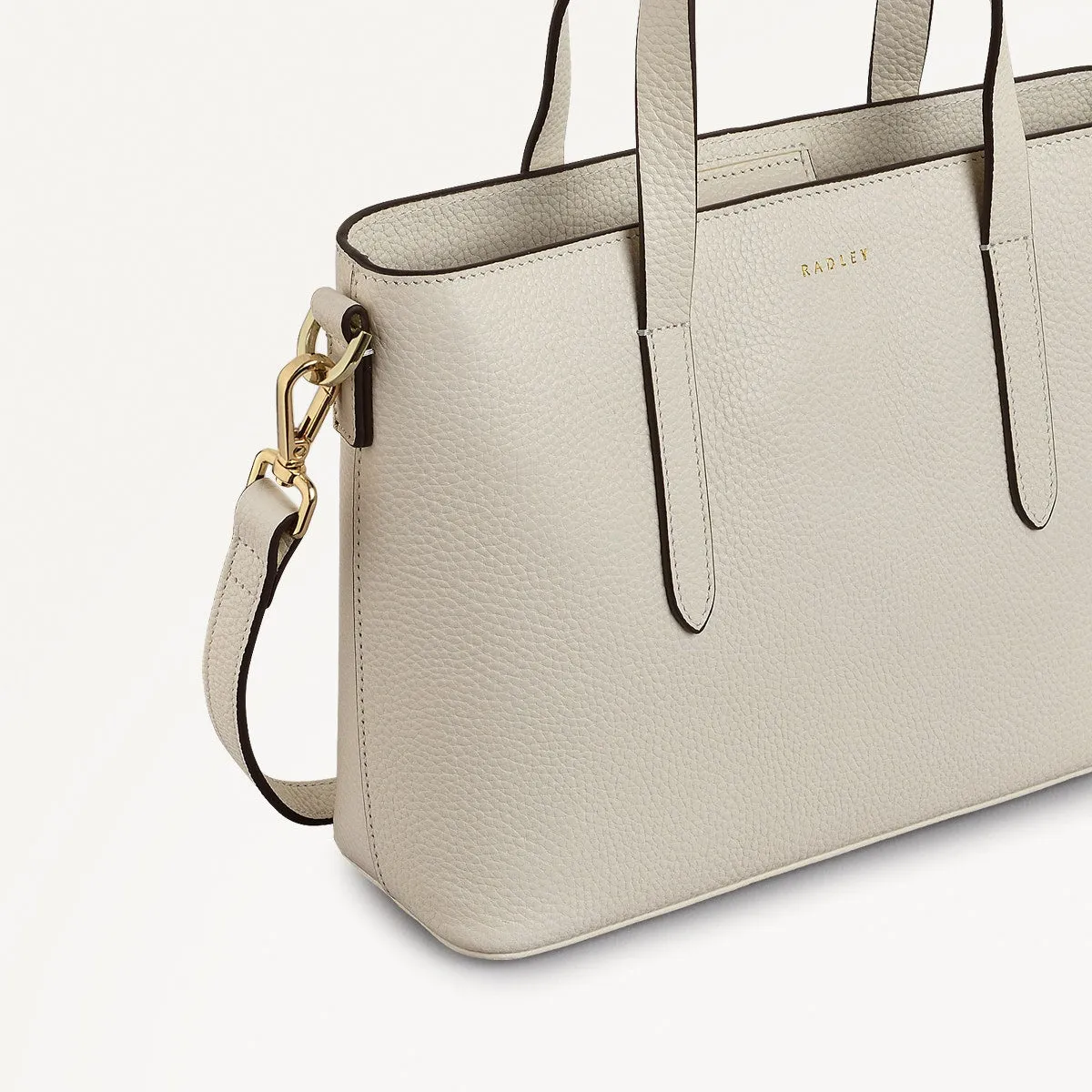 Silk Street Leather Small Open Top Multiway Bag in Chalk - 111824 sold by Radley product image thumbnail 4