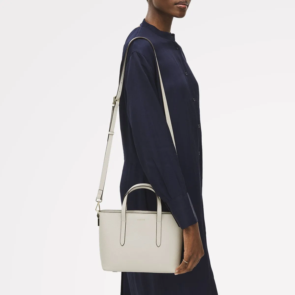 Silk Street Leather Small Open Top Multiway Bag in Chalk - 111824 sold by Radley product image thumbnail 5