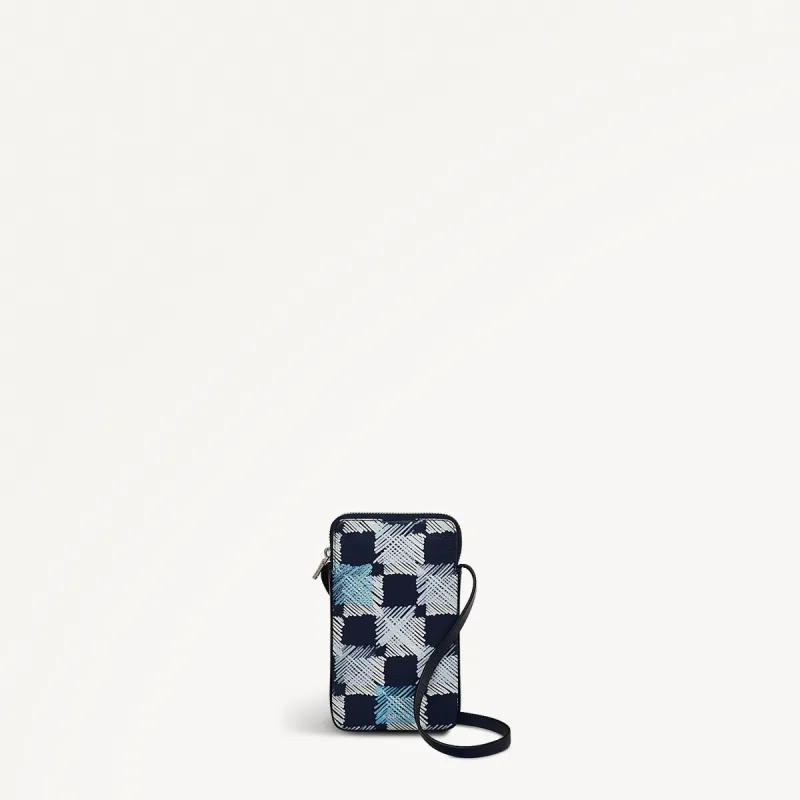 Check Me Out Leather Medium Phone Cross Body Bag in Ink - 111780 sold by Radley