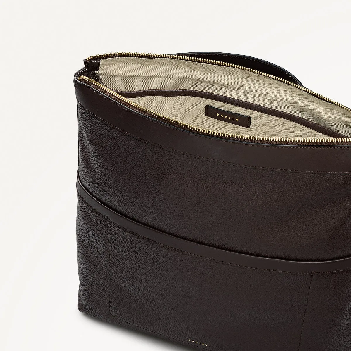 Alba Place Leather Large Ziptop Backpack in Dark Oak - 111903 sold by Radley product image thumbnail 4