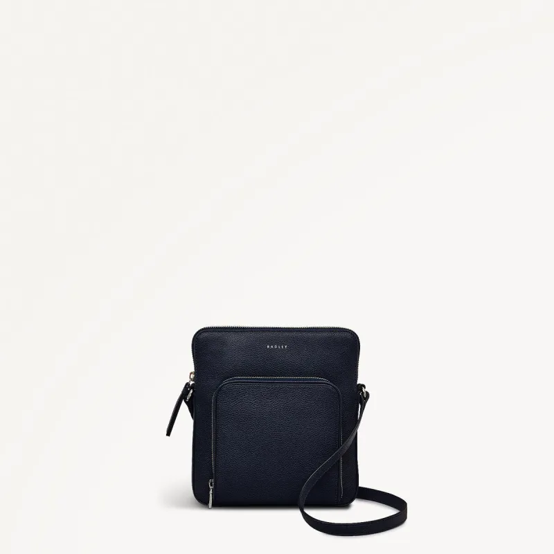 Redford Close Leather Medium Ziptop Cross Body Bag in Ink - 111839 sold by Radley