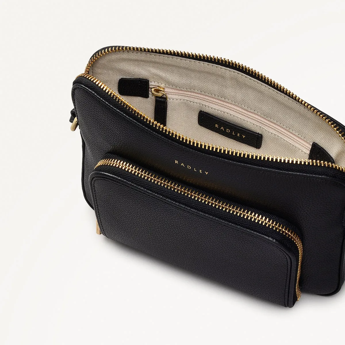 Redford Close Leather Small Ziptop Cross Body Bag in Black - 111834 sold by Radley product image thumbnail 3