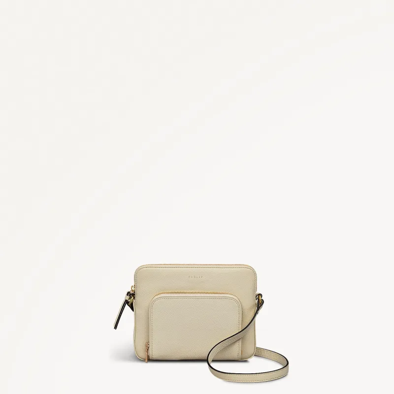 Redford Close Leather Small Ziptop Cross Body Bag in Chalk - 111836 sold by Radley