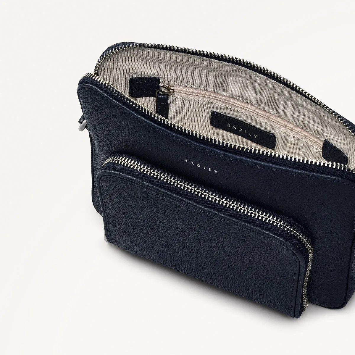 Redford Close Leather Small Ziptop Cross Body Bag in Ink - 111835 sold by Radley product image thumbnail 3