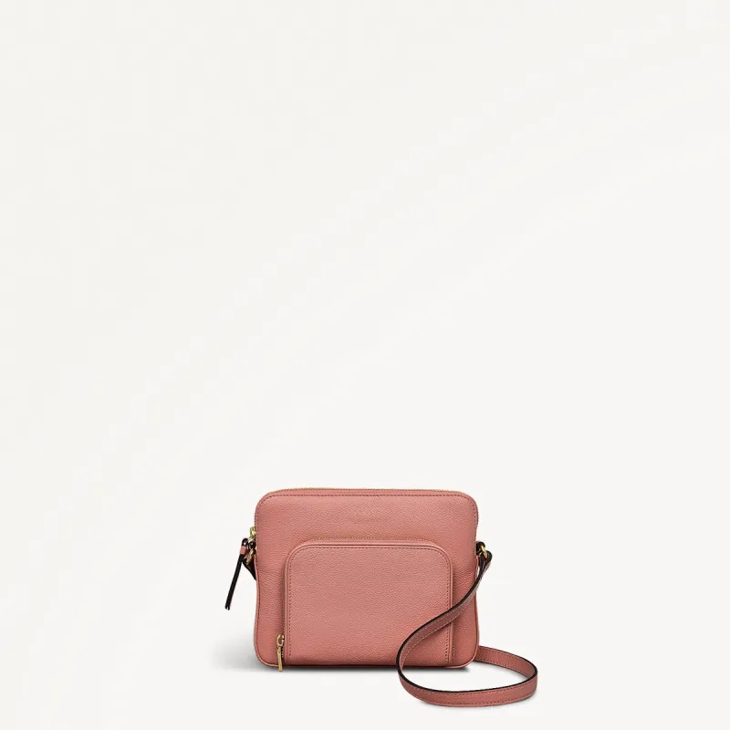 Redford Close Leather Small Ziptop Cross Body Bag in Sienna Pink - 111837 sold by Radley