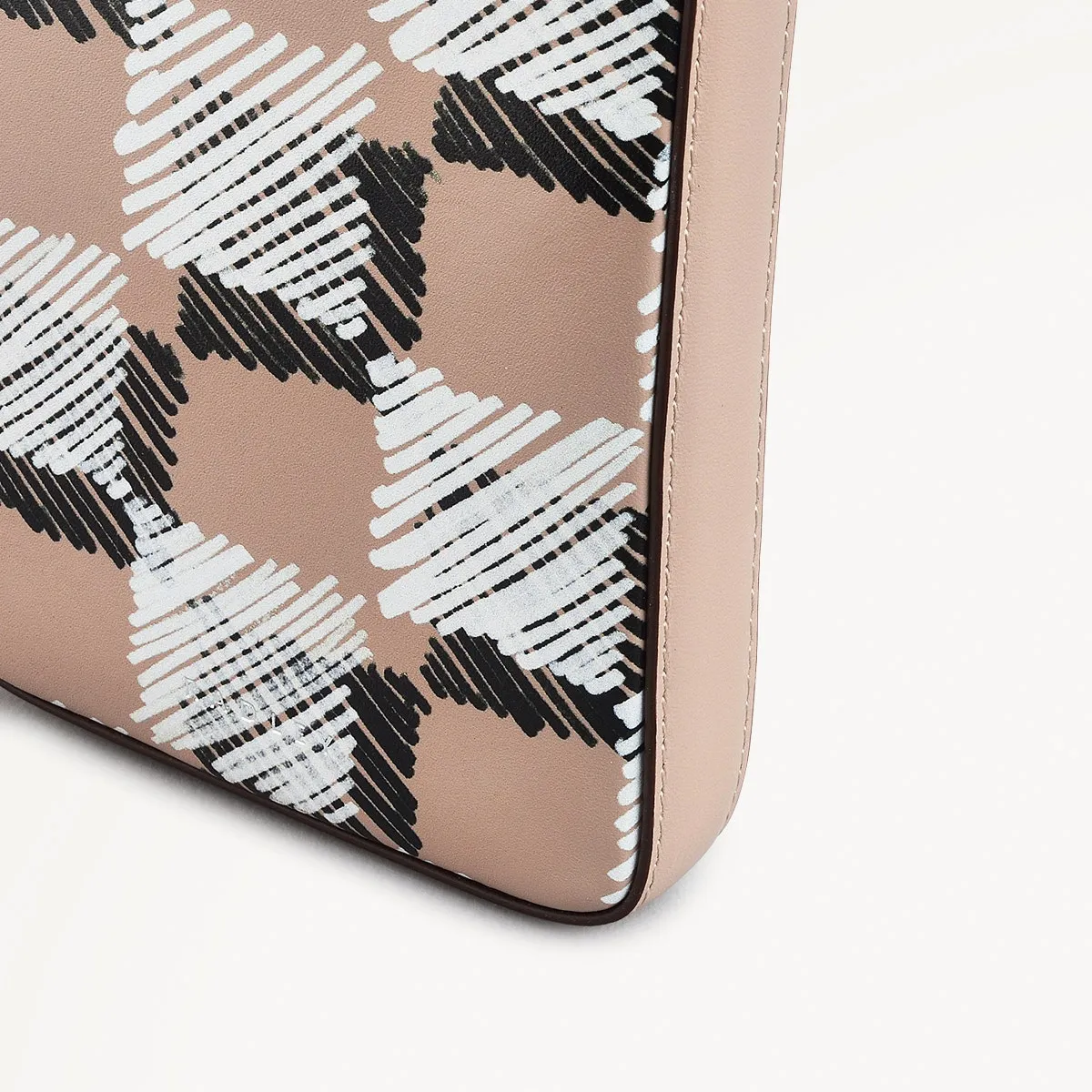 Check Me Out Leather Medium Phone Cross Body Bag in Latte - 111777 sold by Radley product image thumbnail 4