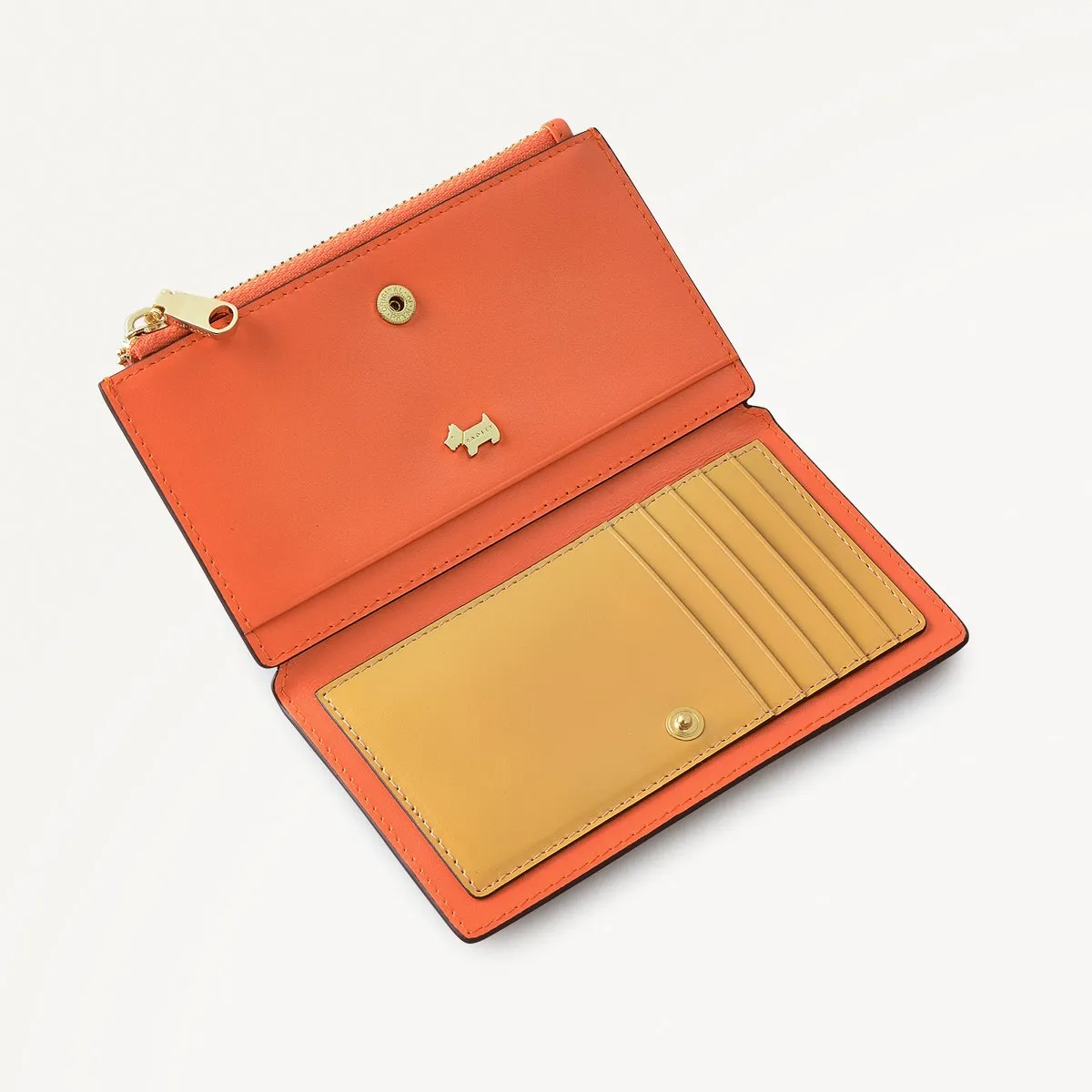 Coin Street Leather Medium Ziptop Wallet in Orange Peel - 111495 sold by Radley product image thumbnail 3