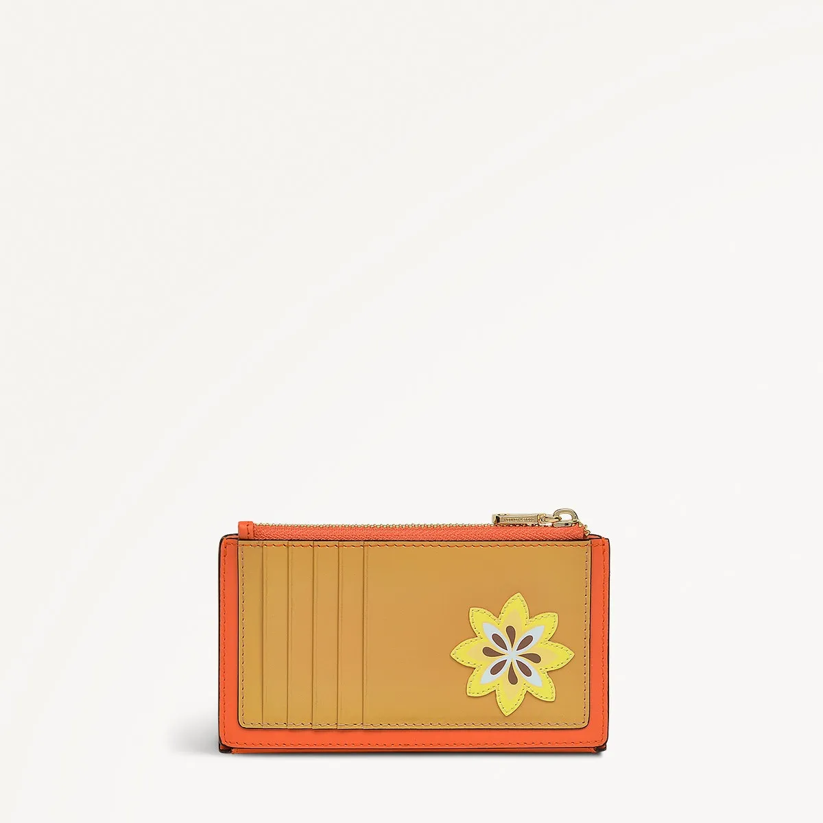 Coin Street Leather Medium Ziptop Wallet in Orange Peel - 111495 sold by Radley product image thumbnail 2