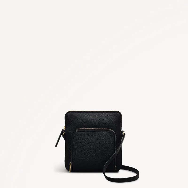Redford Close Leather Medium Ziptop Cross Body Bag in Black - 111838 sold by Radley