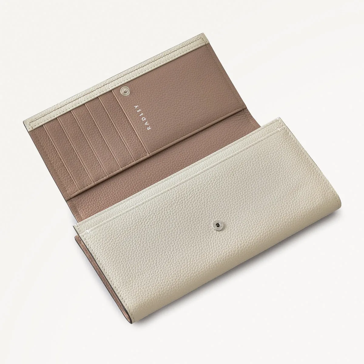 Holmes Avenue Leather Large Flapover Wallet in Chalk - 111771 sold by Radley product image thumbnail 3