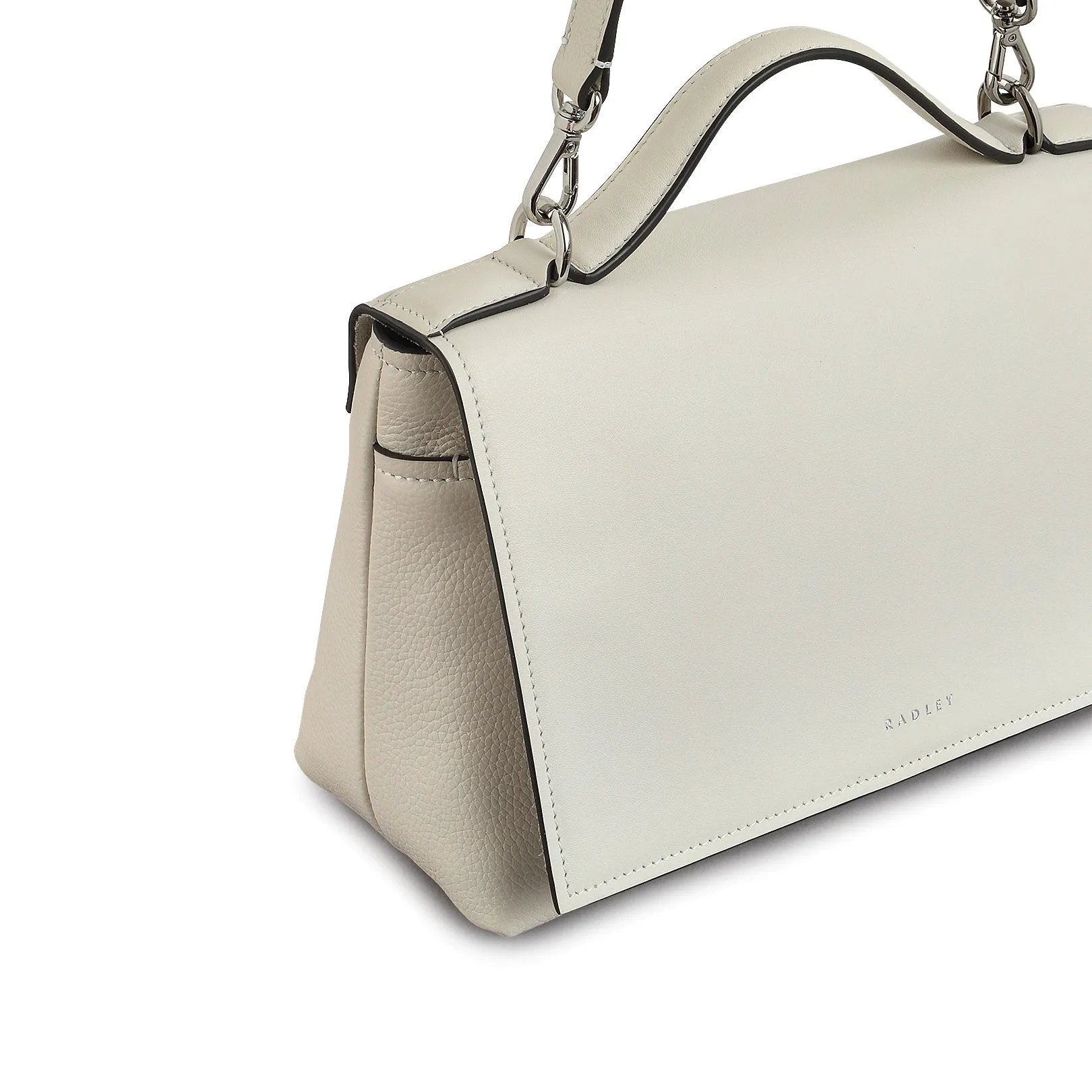 Holmes Avenue Fabric Medium Flapover Cross Body Bag in Chalk - 111596 sold by Radley product image thumbnail 4