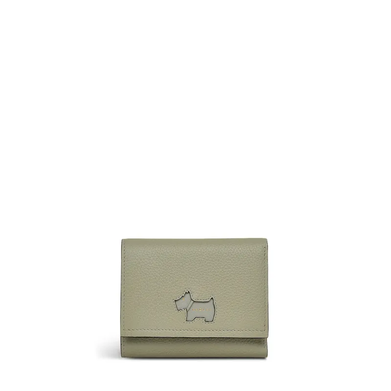 Radley Cookie Cutter - Protect Leather Small Flapover Wallet in Drizzle - 111784 sold by Radley
