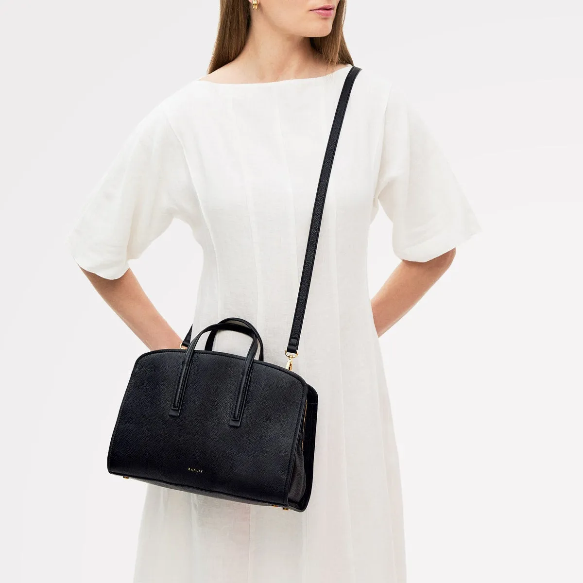 Arragon Row Fabric Medium Zip Around Grab Bag in Black - 111713 sold by Radley product image thumbnail 5