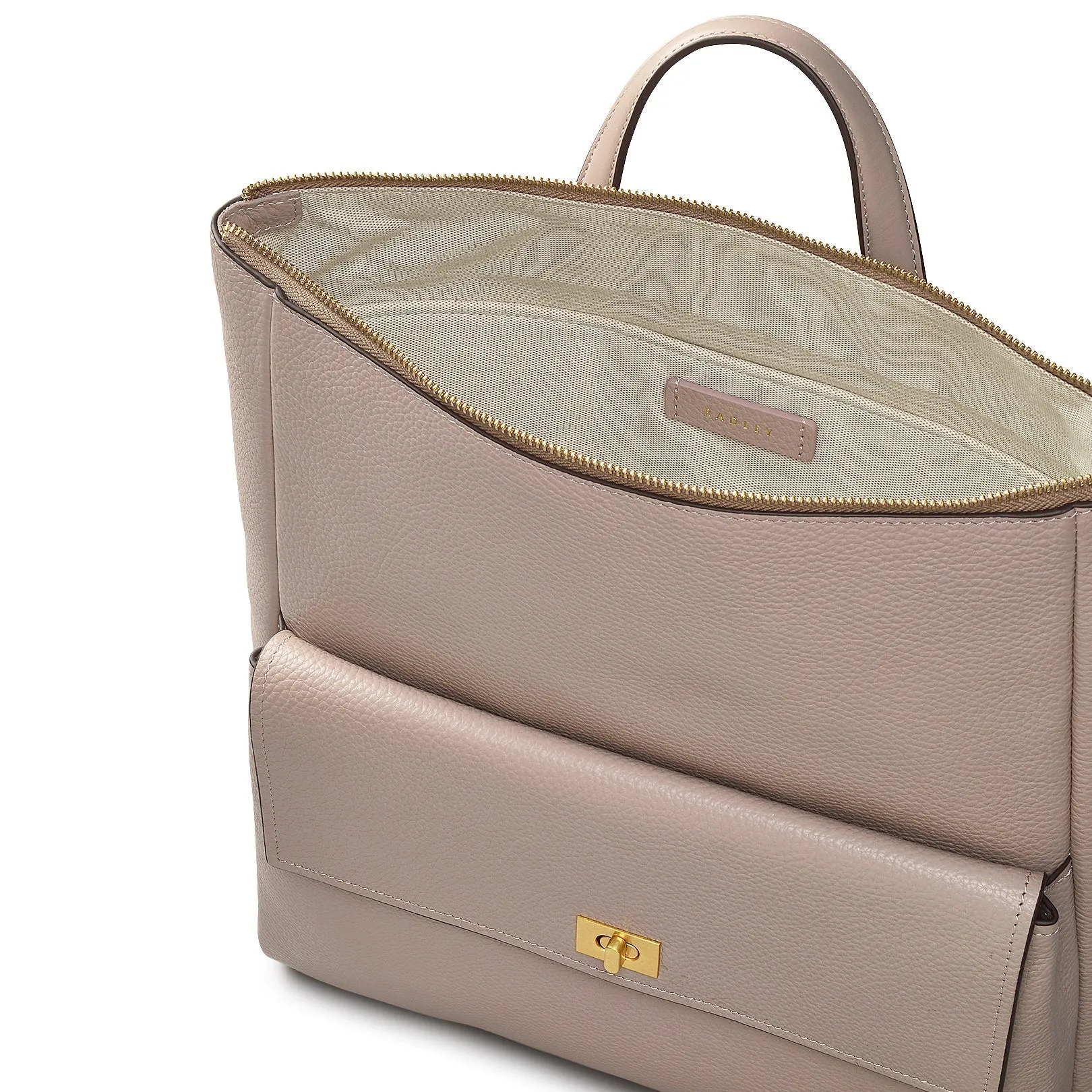 Brook Avenue Fabric Large Ziptop Backpack in Latte - 111703 sold by Radley product image thumbnail 3