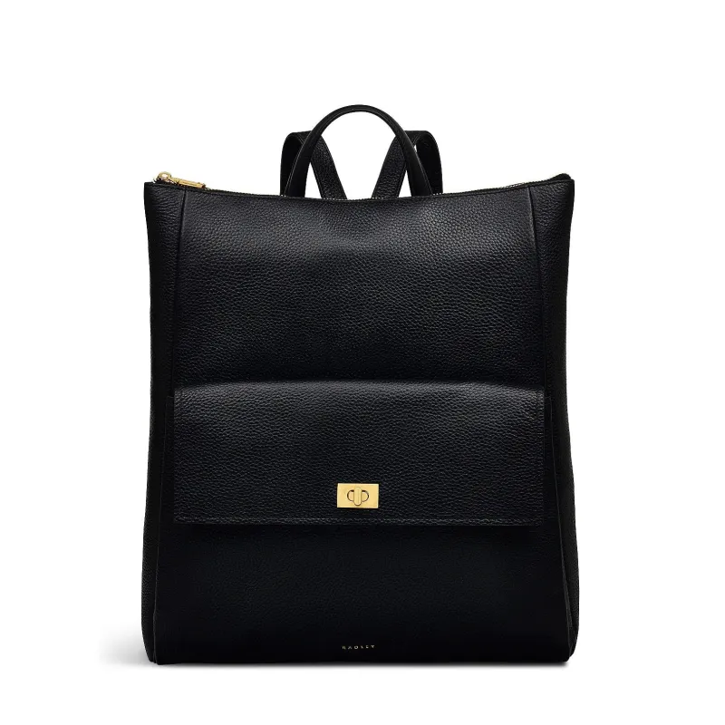 Brook Avenue Fabric Large Ziptop Backpack in Black - 111702 sold by Radley