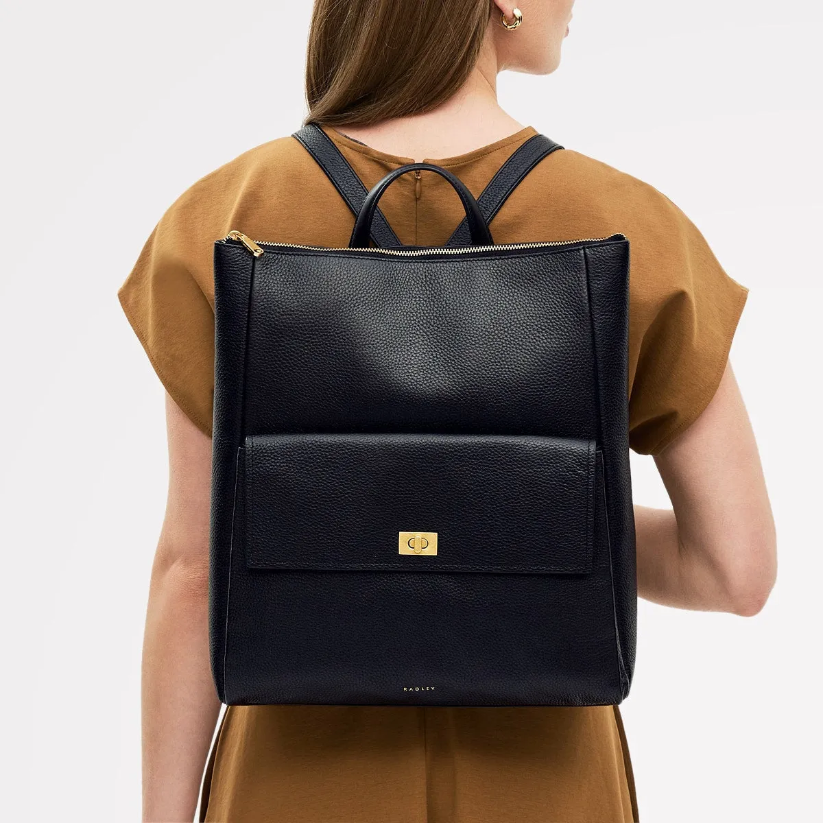 Brook Avenue Fabric Large Ziptop Backpack in Black - 111702 sold by Radley product image thumbnail 5