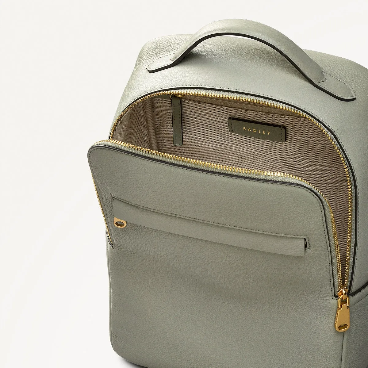 Norbury Close Fabric Small Zip Around Backpack in Drizzle - 111618 sold by Radley product image thumbnail 3