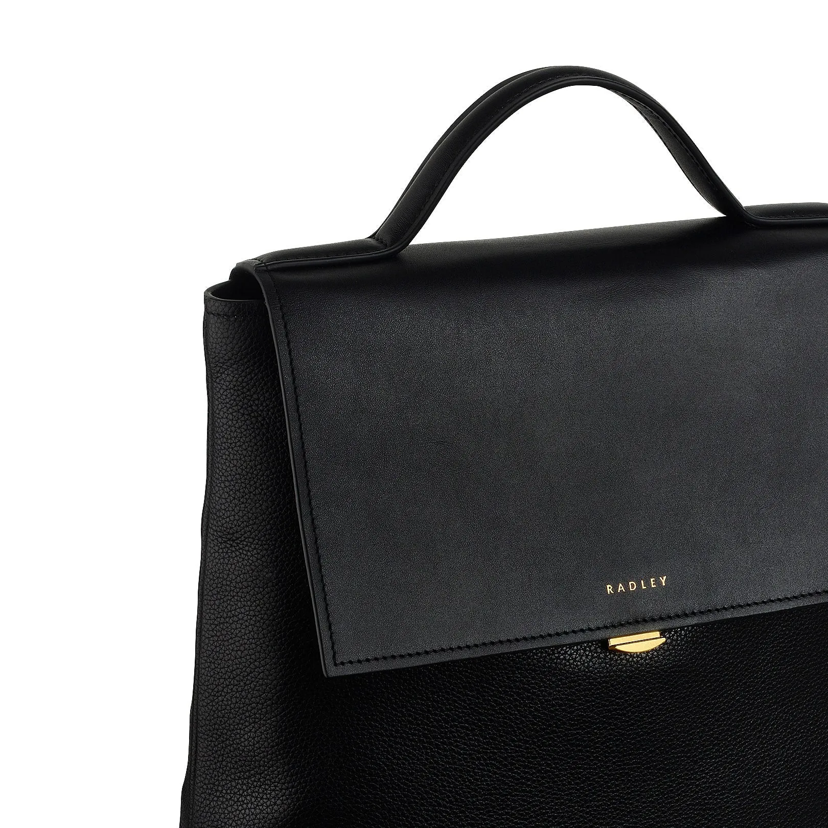 Holmes Avenue Fabric Medium Flapover Backpack in Black - 111600 sold by Radley product image thumbnail 4