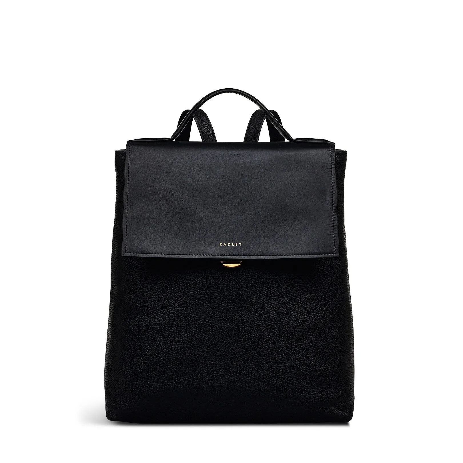 Holmes Avenue Fabric Medium Flapover Backpack in Black - 111600 sold by Radley
