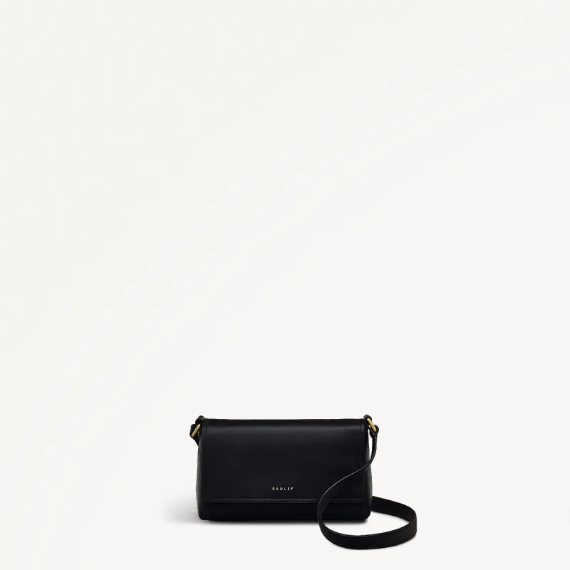 Holmes Avenue Fabric Mini Flapover Cross Body Bag in Black - 111592 sold by Radley