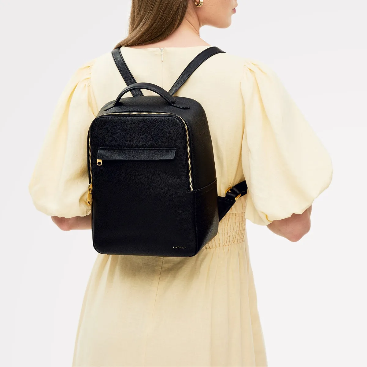 Norbury Close Fabric Small Zip Around Backpack in Black - 111617 sold by Radley product image thumbnail 5