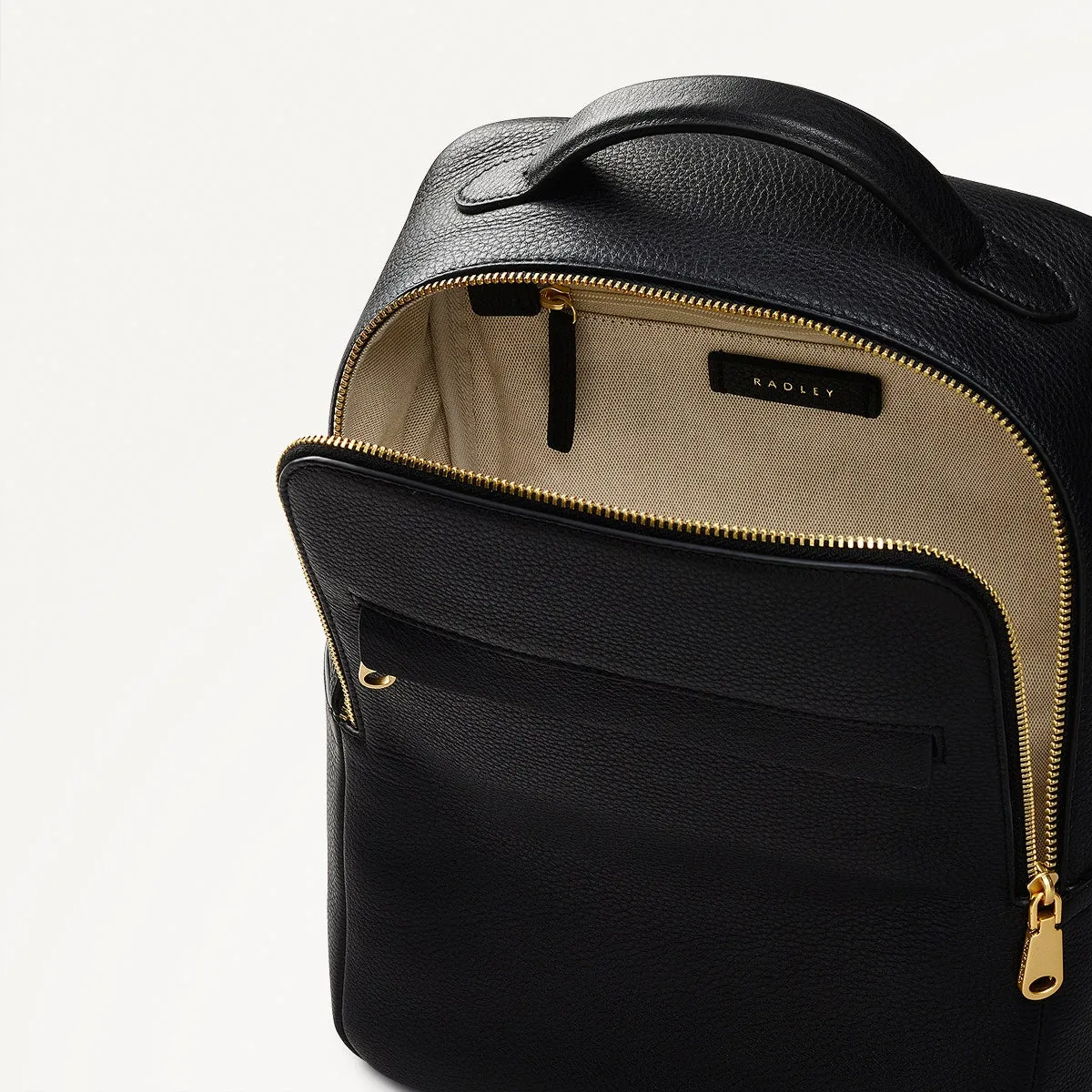 Norbury Close Fabric Small Zip Around Backpack in Black - 111617 sold by Radley product image thumbnail 3