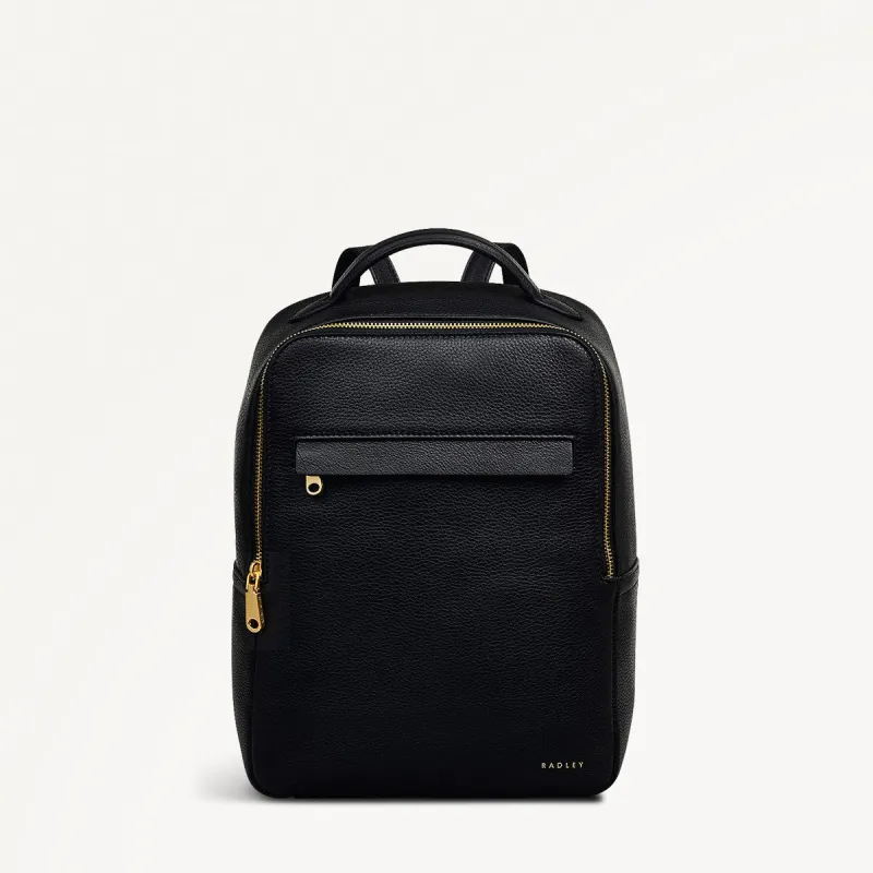 Norbury Close Fabric Small Zip Around Backpack in Black - 111617 sold by Radley