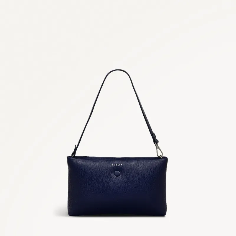 Mallow Street Leather Large Ziptop Wristlet in Evenfall - 111498 sold by Radley