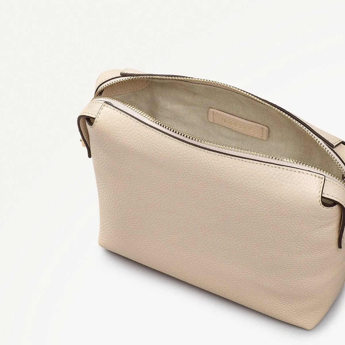 Eastcastle Street Leather Mini Ziptop Crossbody Bag in Oat Milk - 111211 sold by Radley product image thumbnail 3