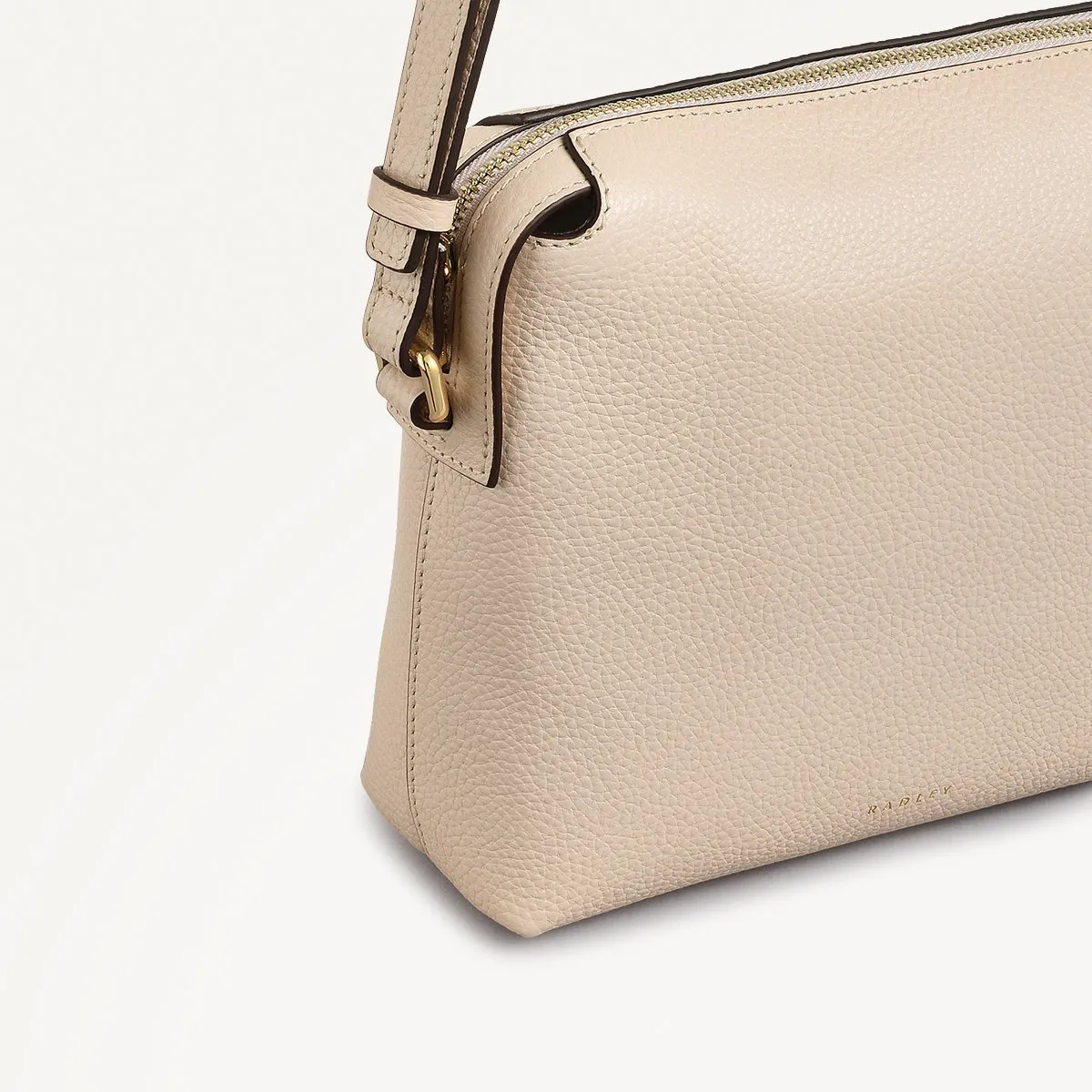 Eastcastle Street Leather Mini Ziptop Crossbody Bag in Oat Milk - 111211 sold by Radley product image thumbnail 4