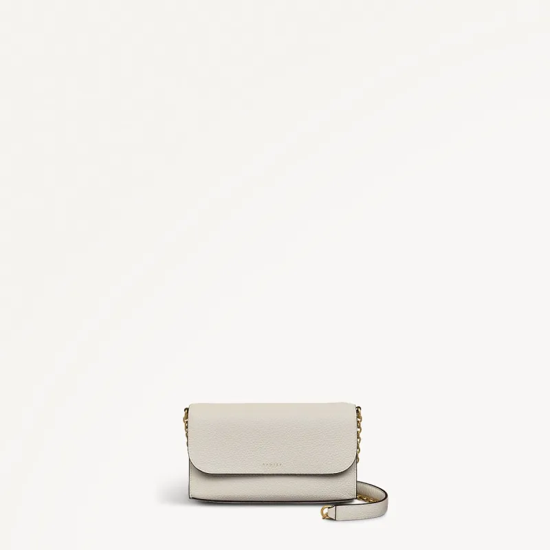 The Rathbone Leather Large Phone Cross Body Bag in Chalk - 111481 sold by Radley