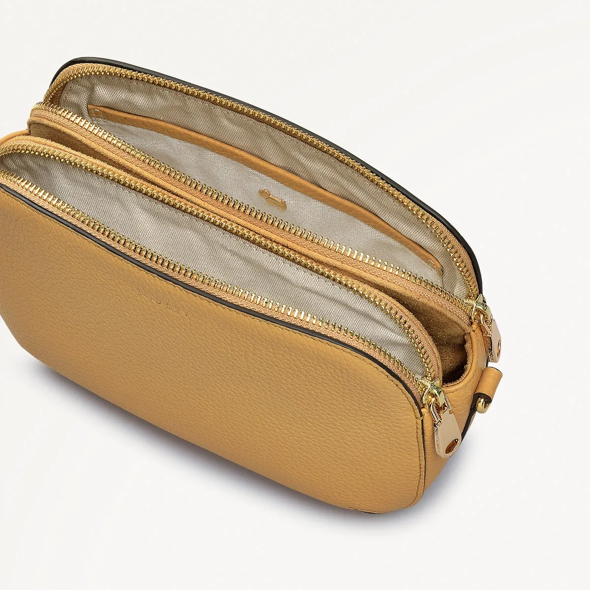 Dukes Place Leather Medium Ziptop Cross Body Bag in Pecan - 111380 sold by Radley product image thumbnail 3