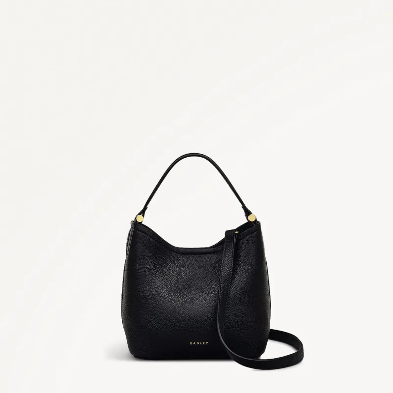 Bathurst Mews Leather Small Open Top Grab Bag in Black - 111394 sold by Radley