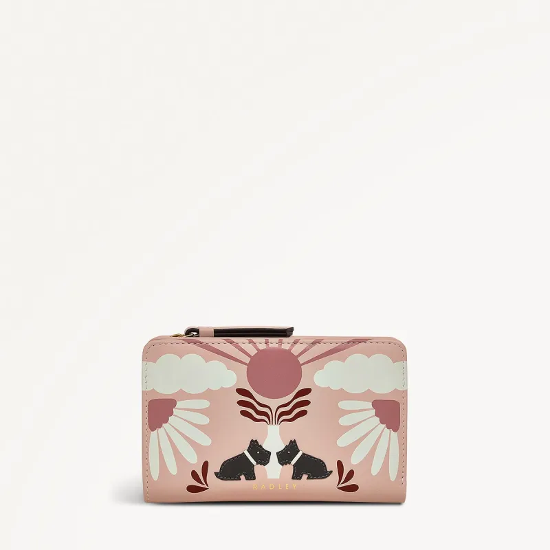 Rising Sun Leather Medium Bifold Wallet in Prairie Pink - 111523 sold by Radley