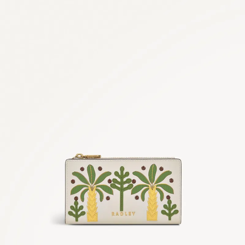 Coin Street Leather Medium Ziptop Wallet in Chalk - 111492 sold by Radley