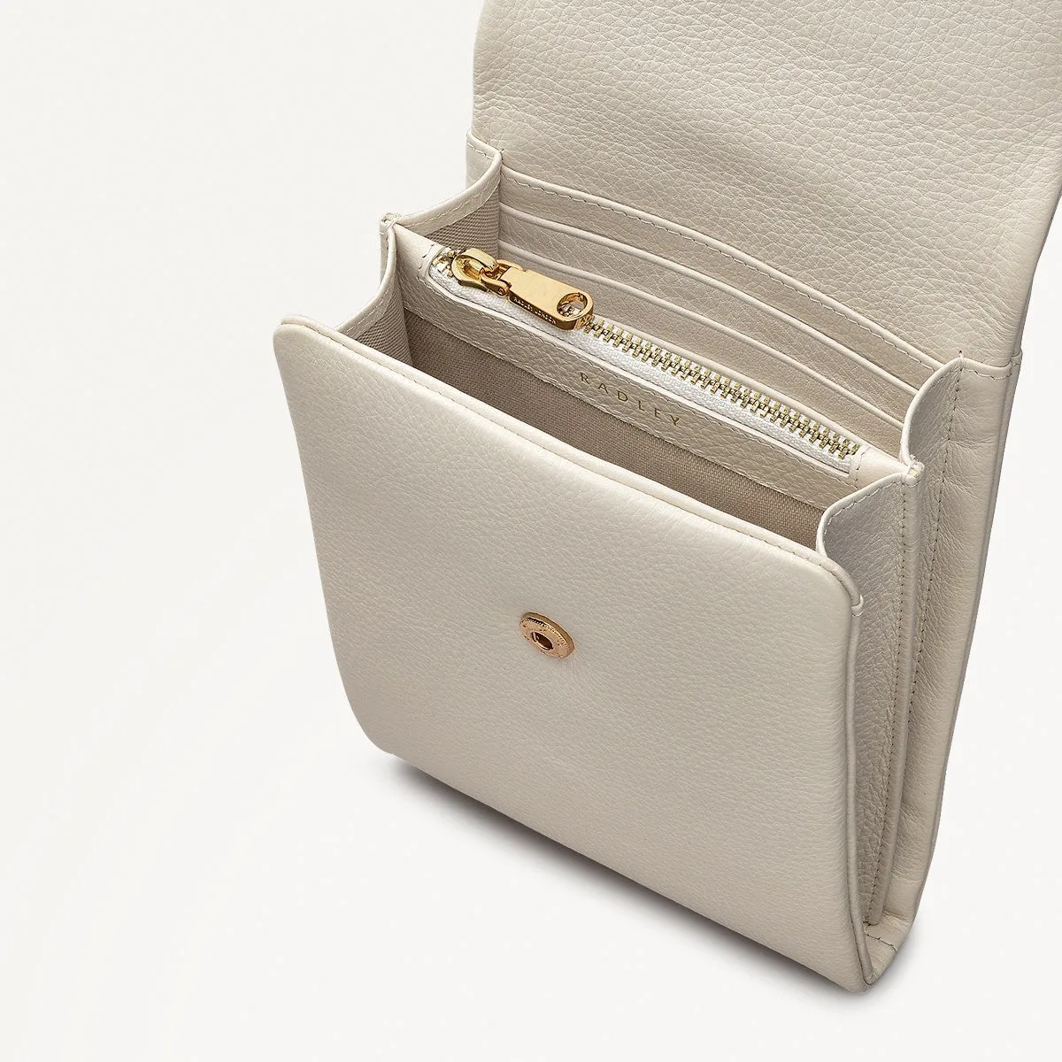 Mallow Street Leather Medium Phone Cross Body Bag in Chalk - 111477 sold by Radley product image thumbnail 3