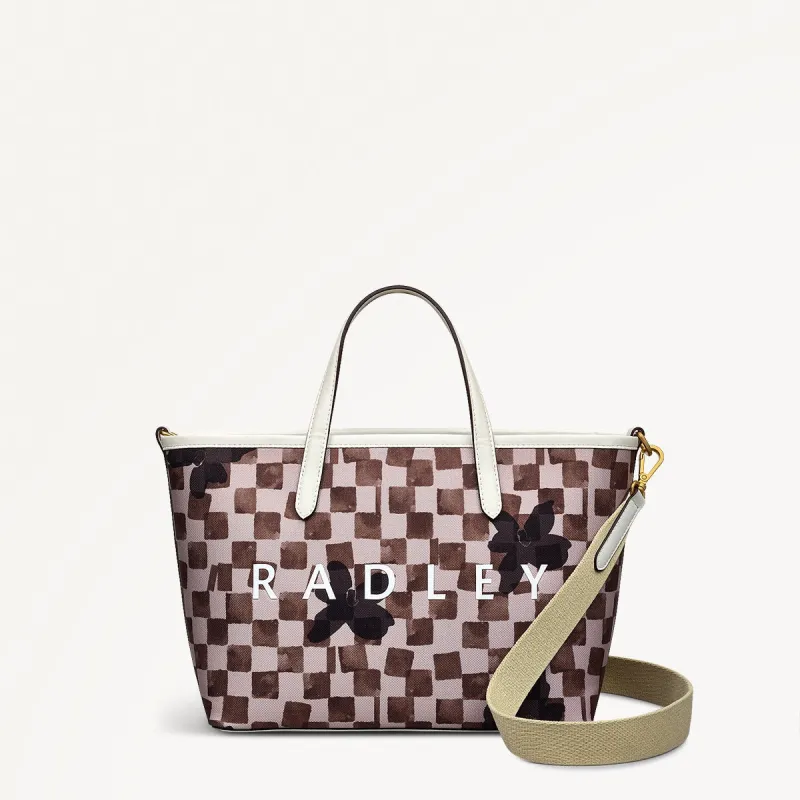 Southwell Gardens Fabric Medium Open Top Grab Bag in Stone - 111443 sold by Radley