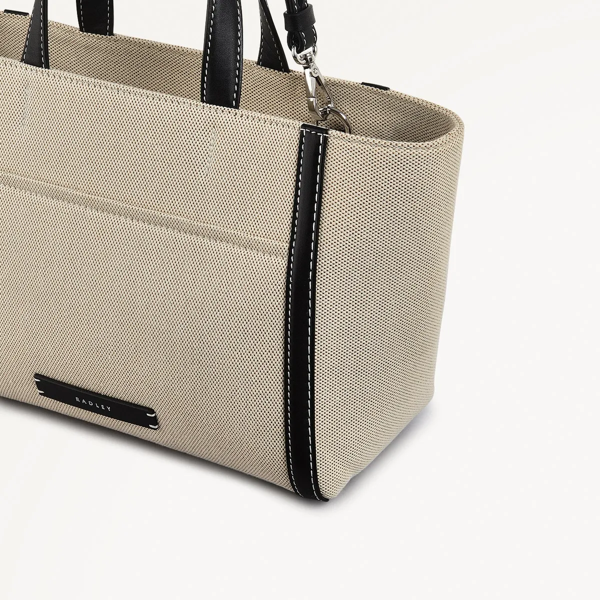 Oak Street Leather Medium Ziptop Grab Bag in Natural - 111400 sold by Radley product image thumbnail 4