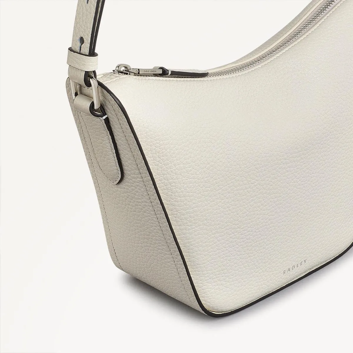 Oak Street Leather Small Ziptop Cross Body Bag in Chalk - 111390 sold by Radley product image thumbnail 4