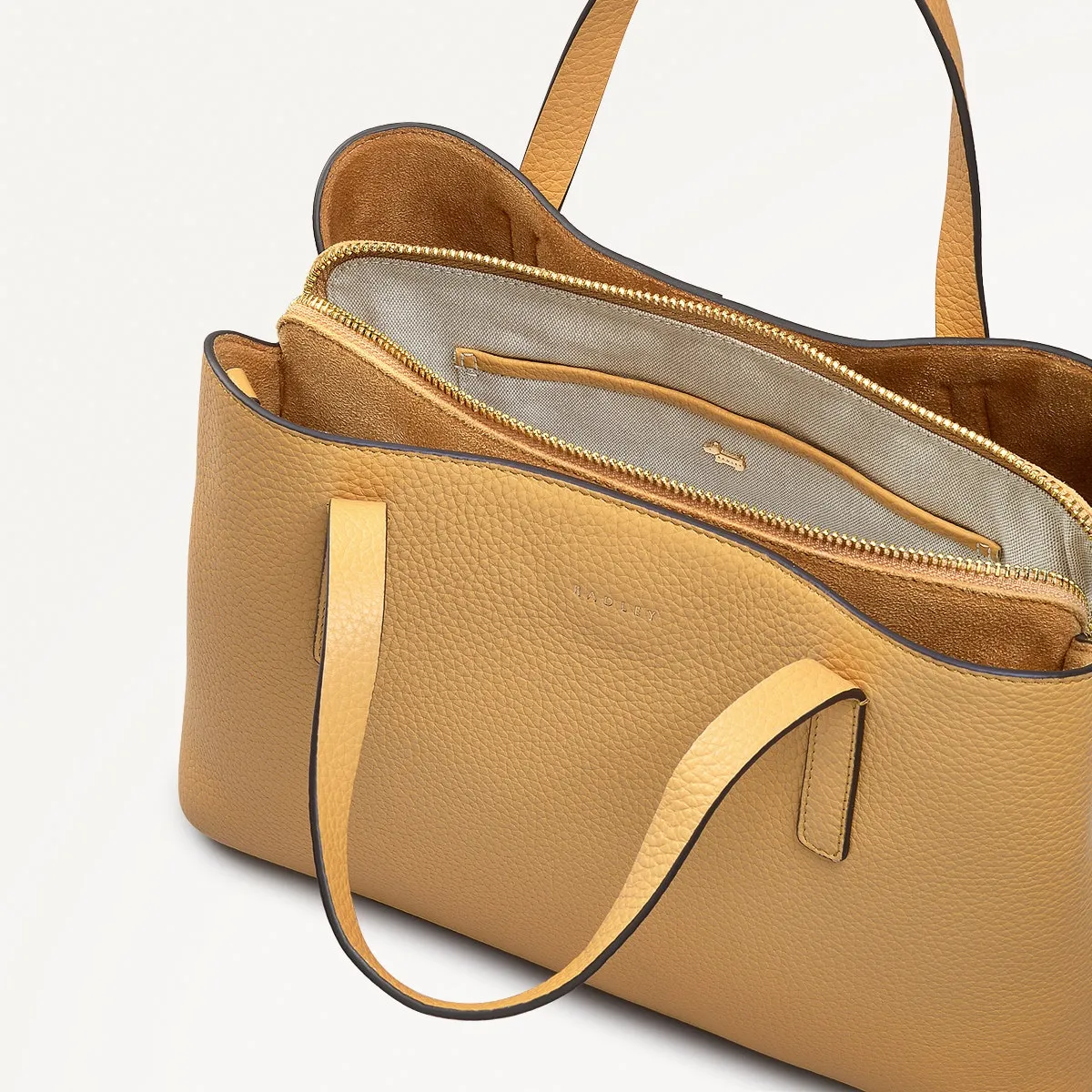 Dukes Place Leather Medium Ziptop Grab Bag in Pecan - 111382 sold by Radley product image thumbnail 3