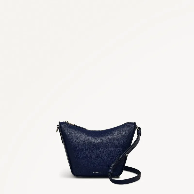 Oak Street Leather Small Ziptop Cross Body Bag in Evenfall - 111401 sold by Radley