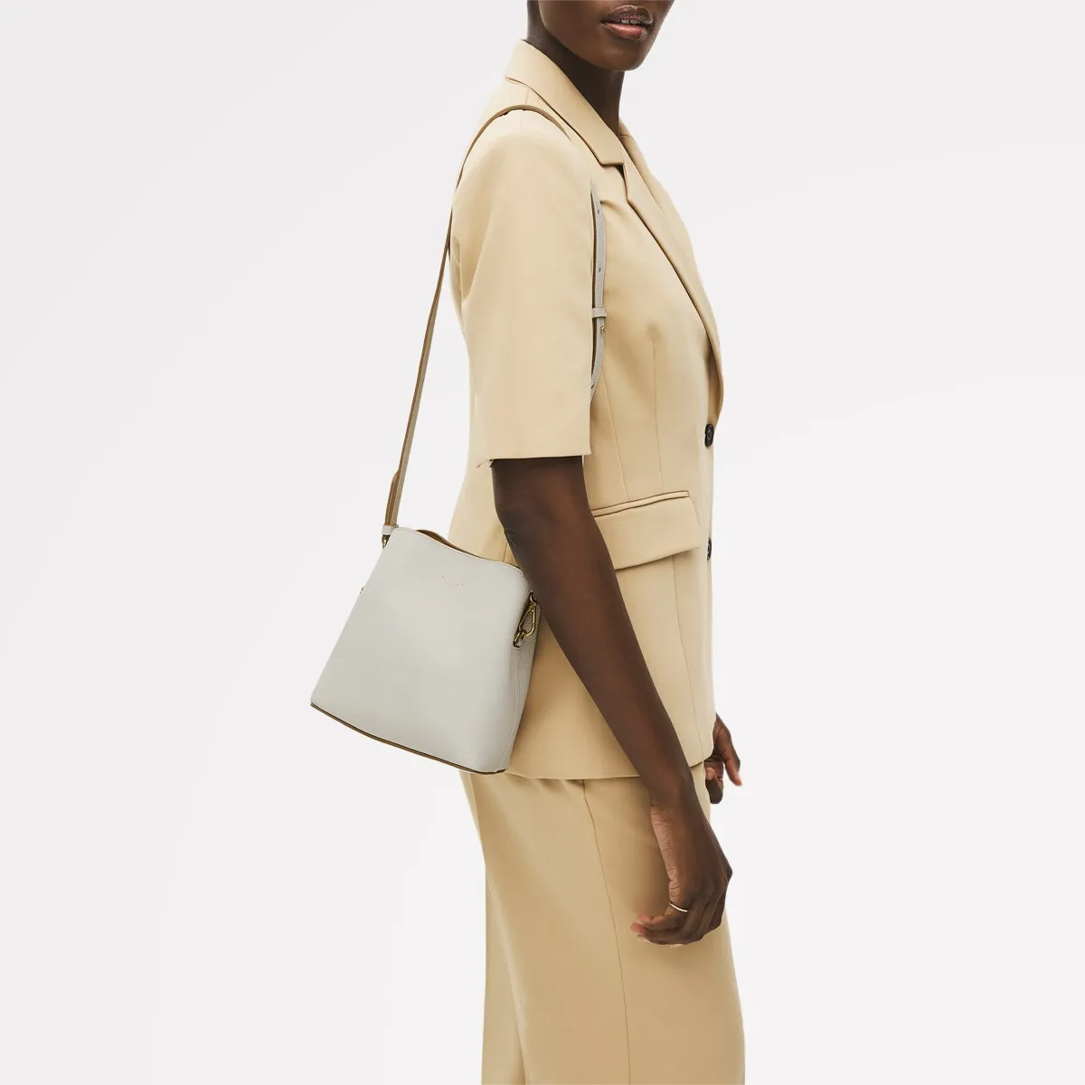 Dukes Place Leather Small Compartment Cross Body Bag in Chalk - 111386 sold by Radley product image thumbnail 5