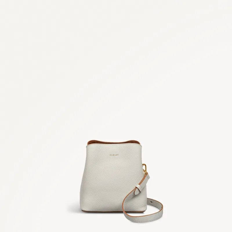 Dukes Place Leather Small Compartment Cross Body Bag in Chalk - 111386 sold by Radley