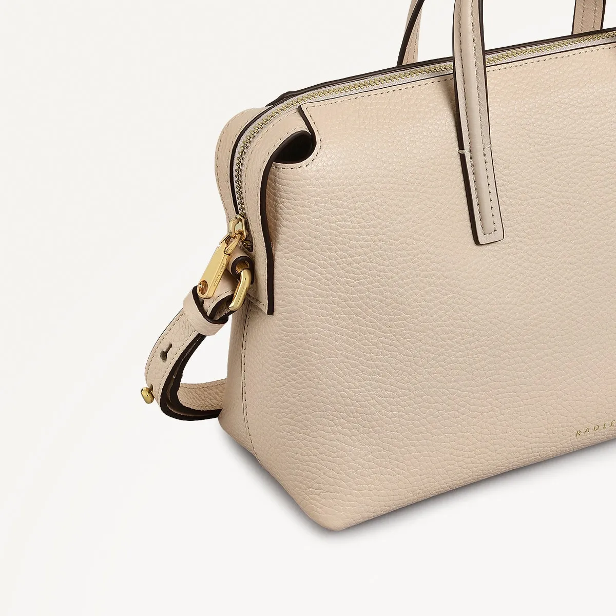 Eastcastle Street Leather Small Ziptop Grab Bag in Oat Milk - 111215 sold by Radley product image thumbnail 4